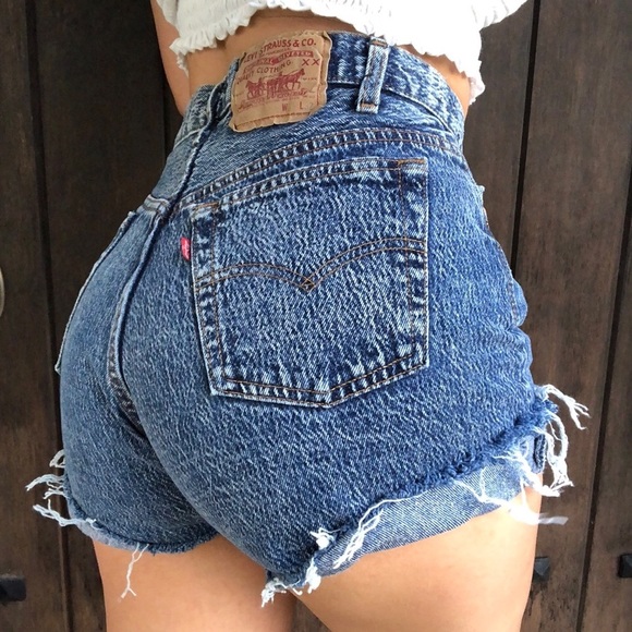 Levi's Pants - 501 Vintage Distressed Levi Shorts